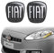 Fiat 14186D-14187B Adesivo 3D Ricambio Logo Nero per Bravo 2 Pezzi, Anteriore e Posteriore