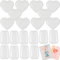 20 Stück Herzen und Glas Kunststoffkuppeln zum Basteln 3D-dimensionale Shaker-Kuppeln Kunststoff transparent geschwollene Shaker-Abdeckungen für Shaker Kartenherstellung Scrapbooking ohne Stanzformen