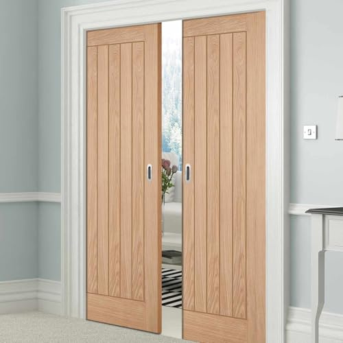 EAI Double Pocket Door Sliding System with Soft Close | Max Door Size 915 x 2032mm