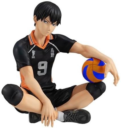 Gooyeh Haikyuu Personaggio Tobio Kageyama anime personaggi seduti con una palla statua modello carino della figura d'azione per desktop compleanno 10 cm