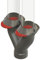 Blastgate Staubsauger Schieber Magnetverschluss Varianten 2er und 3er Verteiler Zubehör System DN50 Angebot (2er Set mit Verteiler)