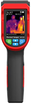 Cámara termográfica portátil Cámara térmica infrarroja Detector de calefacción de suelo Cámara de imágenes de temperatura Termómetro de imágenes de 2000 píxeles con análisis de PC y grabación de vídeo