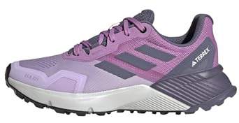 adidas Mujer Terrex Soulstride Rain.RDY Trail Running Shoes, Preloved Purple/Preloved Violet/Powder Plum, 42 EU