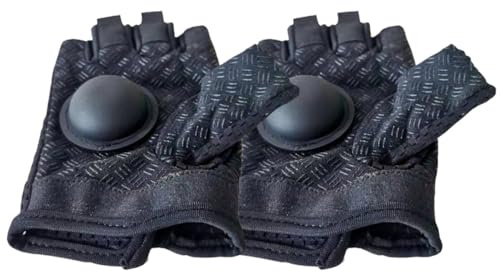 Homoyoyo Volleyball Training Gloves Passing Ball Aid Professional Hand Correction Gloves Sports Equipment 2pcs Size S Black for Team Volleyball Practice
