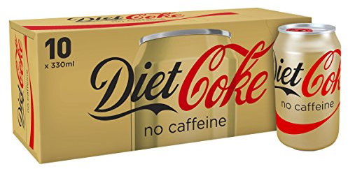 Diet Coke Caffeine Free, 10 x 330ml Cans