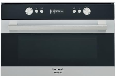 Hotpoint MD 764 IX a micro-ondes combiné encastrable 31L 1000 W Noir, Acier inoxydable – Four à micro-ondes