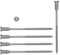 Justierschrauben Holz/Beton 6x80 mm - Distanzschrauben verzinkt - 100 Stück
