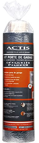 ACTIS Kit d'isolation de Porte de Garage L.8 x l.0.75 x EP.6 mm