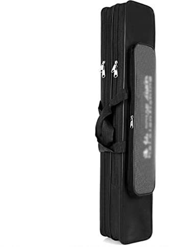 WMDSYGD Aufbewahrungstasche für Angelgeräte wasserdichte Angelruten Tasche Träger 70-120 cm 1-3schayer Oxford Folding Angelpol Aufbewahrungsbeutel Hülle Angelgeräte Organizer Rutentaschen