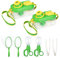2er Set Entdecker Set für Kinder – Forscherset mit Becherlupen, Insektenbox, Lupe, Schmetterlingsnetz & Pinzette – Outdoor Naturspielzeug für Jungen & Mädchen ab 3 Jahren