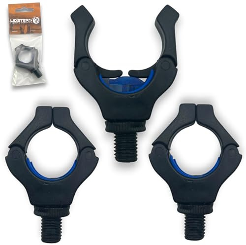 3 soportes para cañas de pescar Lidsters (3 unidades), color azul