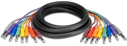 Hosa Technology CSS-804 - Cable multicore jack TSR (6.3 mm, balanceado, 4 m)