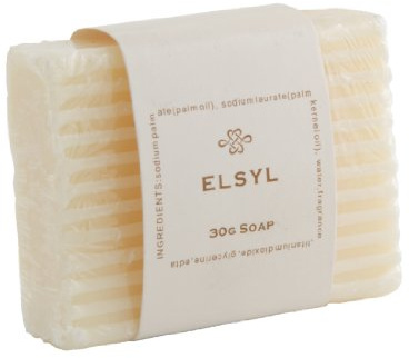 Elsyl 7656 Natural Look Soap Organic Cleanser Wash Moisturising Antibacterial, Pack of 50