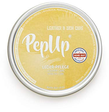 Pep up Leder-Pflege mit Ringelblumenöl,100 g(Bio-Naturprodukt)