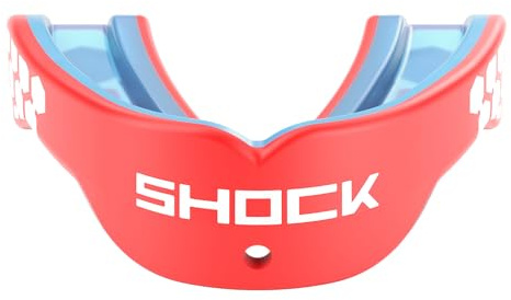 Shock Doctor Gel Max Power Carbon Convertible Mundschutz Erwachsene Rot