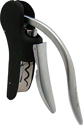 Vin Bouquet Sacacorchos de palanca & Descapsulador & Broca recambio Set di Vino, Acciaio Inossidabile, Argento