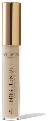 Brighten Up Under Eye Concealer from Sculpted by Aimee (Crème) - 5ml Light Coverage Mineral Liquid Makeup Concealer for Hydrating Delicate Skin & Dark Circles with Niacinamide and Hyaluronic Acid