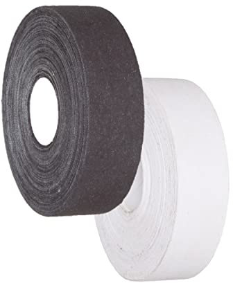 Halona Eishockey Tape schwarz/Weiss besthockey 24mm, 22,8m (Schwarz)