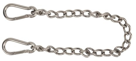 Cyrank Catena per Sedia Sospesa, Catena per Prolunga per Sacchi di Sabbia per Altalena in Acciaio Inossidabile per Esterni Catena per Sacco da Boxe per Boxe Resistente per Amaca (#5)