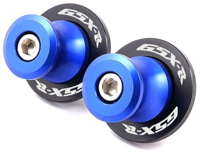 ZESIDIMO Para Suzuki GSXR 600 750 1000 GSX R 600 750 1000 1998-2023 2022 accesorios moto CNC 8 mm bobinas basculante tornillos de soportes (azul)