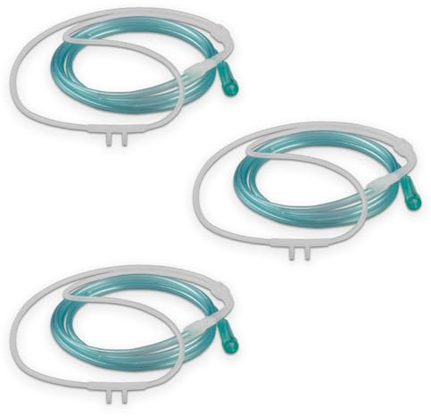 Oxyllow Tube-Soft - Cánula nasal de 7 pies, 3 unidades