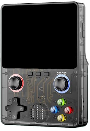 Console di gioco portatile X6, Console di gioco retrò a due giocatori, Console di gioco retrò portatile, Joystick doppi 3D, Schermo HD IP da 3,5 pollici, Console di gioco portatile retrò