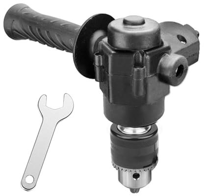 Right Angled Drill Attachment 90 Degree Adapter for Efficient Drilling in Confined Areas for Home Improvement and Repair