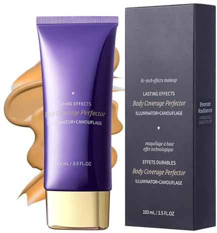 EONFAVE Corrector corporal resistente al agua, maquillaje corporal para cubrir tatuajes, arañas vasculares e irregularidades, crema de camuflaje para piernas, brazos y espalda, maquillaje corporal de