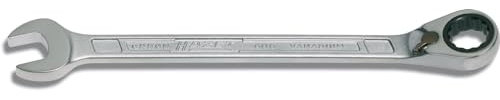 Hazet 606-18 Chiave Combinata con Cricchetto, Argento, Apertura Chiave 18, Lunghezza 255 mm