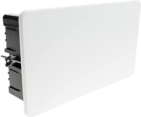 BeMatik - Caja empotrada de Registro Rectangular 200 x 130 x 60 mm para Paredes Huecas.