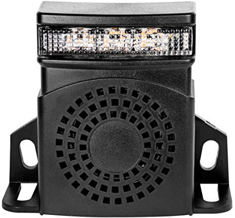 Allarme corno di retromarcia · 105 dB · 12-80 V · Include illuminazione a LED · Allarme avviso sirena universale guida retromarcia