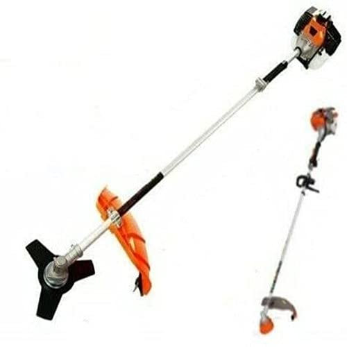 MOND DECESPUGLIATORE PROFESSIONALE 2 in 1 TAGLIAERBA TAGLIABORDI 52CC A SCOPPIO BENZINA NERO