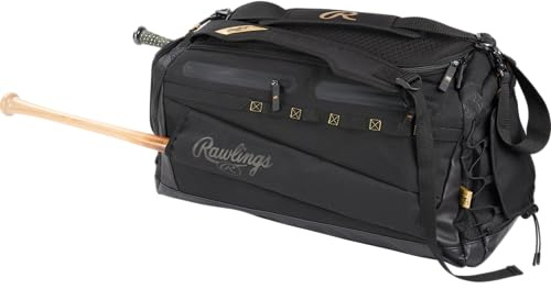 Rawlings | Gold Collection Hybrid Equipment Bag | Rucksack/Duffel | Schwarz