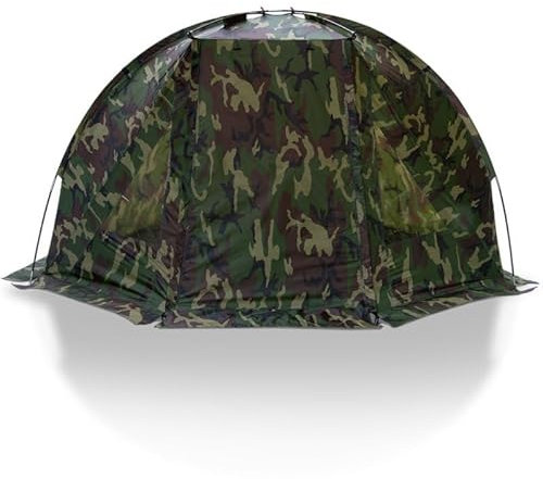 1 Mann Karpfenzelt Bivvy Shelter Camou 130 x 205 x 170 cm