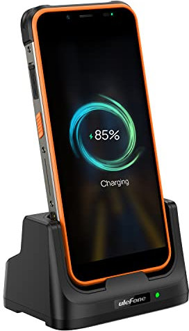 Ulefone Estación de carga de escritorio para Ulefone Armor 21/Power Armor 16 Pro/Armor 16S Outdoor Móvil Inalámbrico 10W Cargador para Power Armor 16S/Armor 21 Smartphone