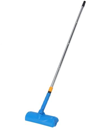 Tambor de pintura de techo de 10 pulgadas, ABS acero inoxidable ajustable con rodillo de pintura cubierto, Rodillo de laca de extensión reutilizable a prueba de salpicaduras