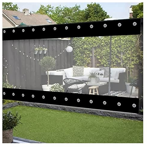 Bâche transparente imperméable durable pour pavillons, terrasses, serres, 2,4 x 2 m, solution de couverture robuste