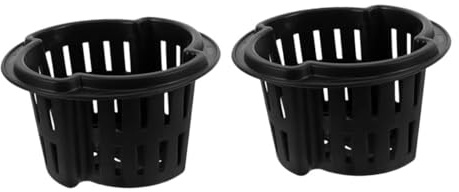 iplusmile 2pièces Pot De Fleurs Hydroponique Plastique Respirant Kit De Tasses Filet pour Jardin Et Balcon Pot De Contrôle des Racines Tasse Filet pour Culture Hydroponique