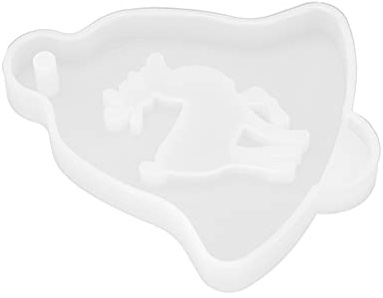 Chrees Jul Silikonform för Harts, Mini Tree Pendant Craft (Listing-Elk Mould 01)