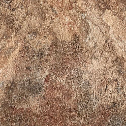 Majestic Self Adhesive 18-Inch Square Vinyl Floor Tiles, 10 Tiles - 18 x 18, Rustic Copper Slate Pattern - Peel & Stick, DIY Flooring for Kitchen, Dining Room & Bathrooms by Achim Home Decor