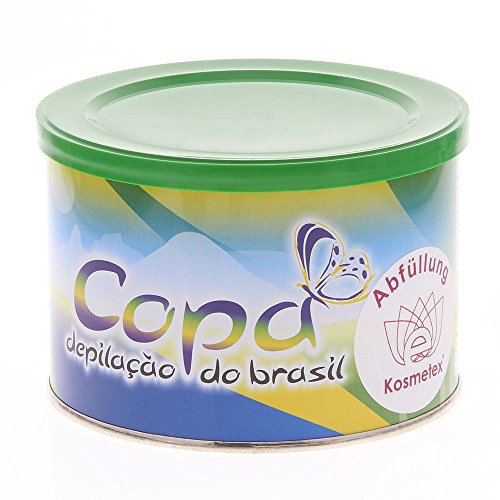 Copa depilacao do brasil, Brasilianischer Wachs soft u. flexibel, brazil waxing ohne Vlies-streifen, Kosmetex Abfüllung 400ml
