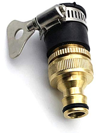 MEYENG Tuyau en Laiton, 15-23mm Adaptateur Tuyau D'arrosage, Raccord Tuyau d'Arrosage en Laiton, Tuyau d'eau, Tuyau Robinet Fileté Adaptateur pour Cuisine Jardin