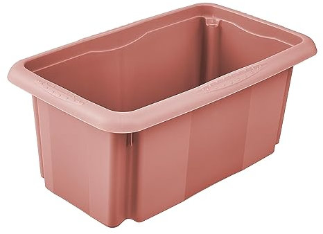 keeeper Aufbewahrungsbox mit Dreh-/Stapelsystem, 35 x 20,5 x 15 cm, 7 l, Emil, Nordic Red