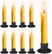 RDDAIPE 9pcs Candelabros de Metal, Φ2.5cm Negro Vintage Candelabros para Velas, Candle Holder, Candelabro Decorativos de Velas,para Ccentros de Mesa Decoracion, Boda,Cena,Fiesta Decoración del Hogar