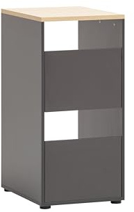 Schildmeyer Mehrzweckschrank Wäscheschrank Solea 158883, anthrazit, 45,1 x 60 x 95,8 cm