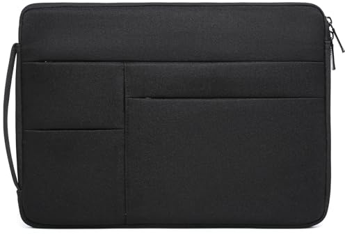 HYZUO 17-17,3 Pulgadas Funda Ordenador Portátil para 17 17,3 HP/Dell/Lenovo/ASUS/Acer/LG/MSI Gaming Laptop/Razer Blade 17/18, NoteBook Bolsa Estuche Protector Hombre Mujer, Negro Clásico