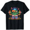 Kaktus Drummer Mit Musiknoten Und Cap T-Shirt