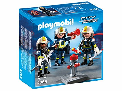 Playmobil - 5366 - Jeu De Construction - Unité De Pompiers
