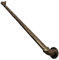 RTY-BY Treppengeländer Treppen handlauf Halterung Antik Wandhandlauf Handlaufhalter | Treppenläufe Geländer Bausatz Gerade Stangen Korridor, 150 180 300 cm, Gold-Kupfer (Size : 30cm (1ft))
