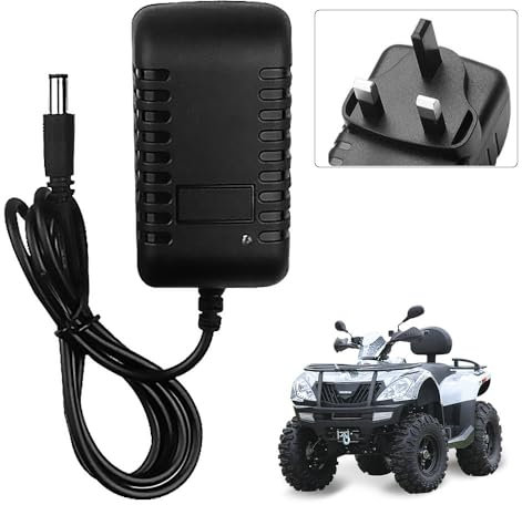 ZOYDP 12V 1000mA Charger for Kids Ride on Car,12 V 1000mA Charger for Kids Electric Ride on Toys, 12V charger for Ride on Car, Power Adapter for SUV Motorcycle, Jeep, Quad Bike, Sports Car 2.1mmx5.5mm